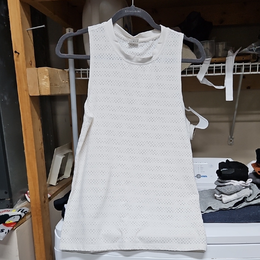 White Chill Zyia Sleeveless Tank Top